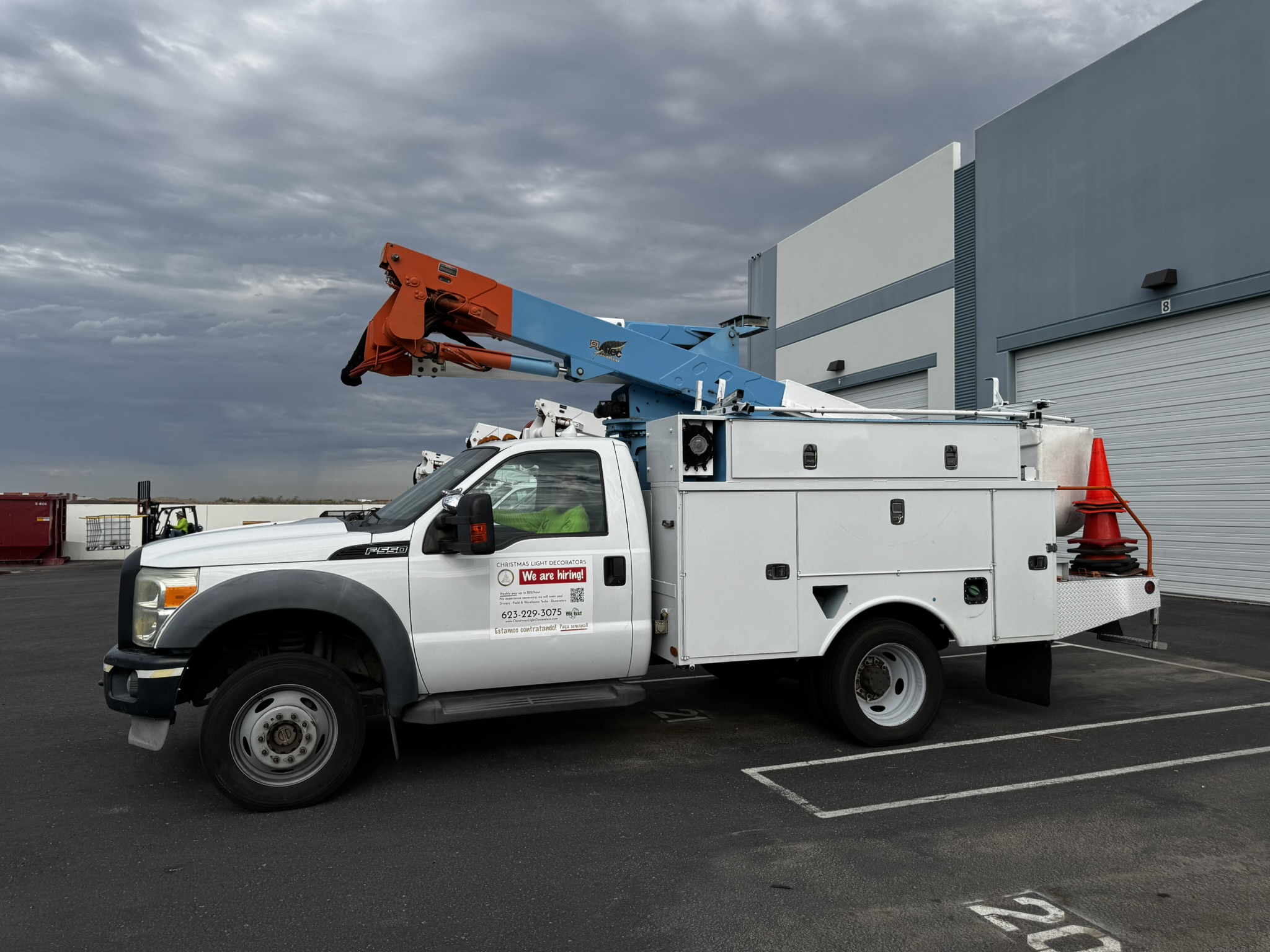 Driver and field technician vehicle